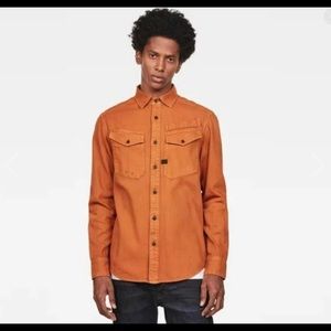 G-STAR RAW Men's Army Long Sleeve Military Shirt